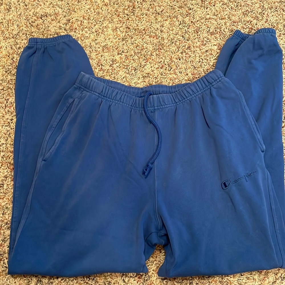 Blue champion sweatpants